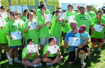 Group photo at the awards panel